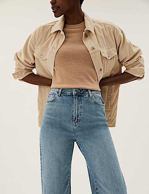 High Waisted Balloon Jeans