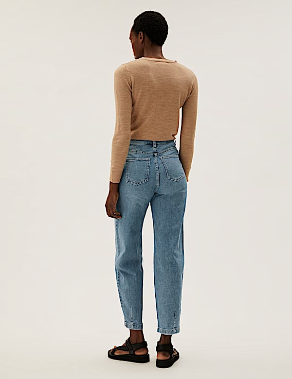 High Waisted Balloon Jeans