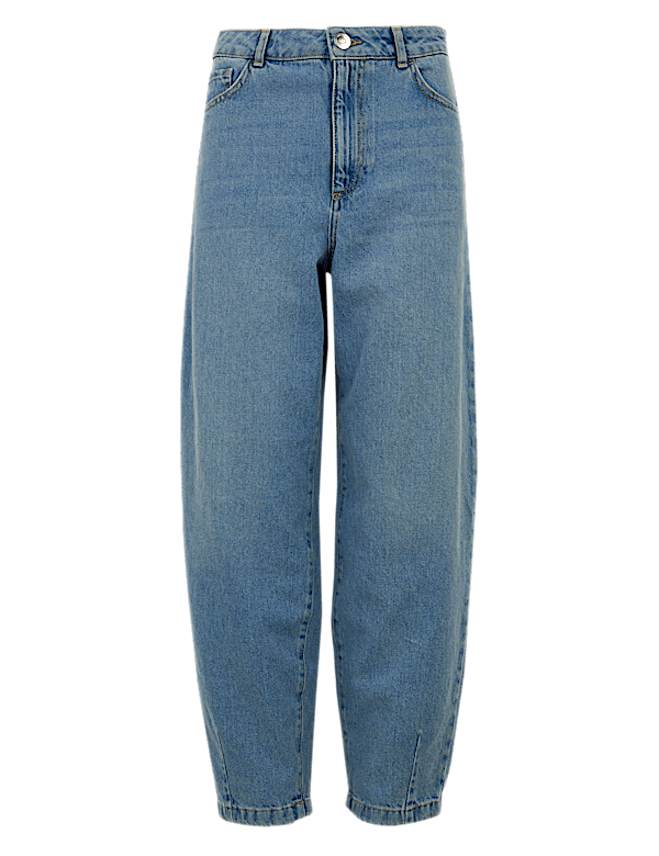 High Waisted Balloon Jeans