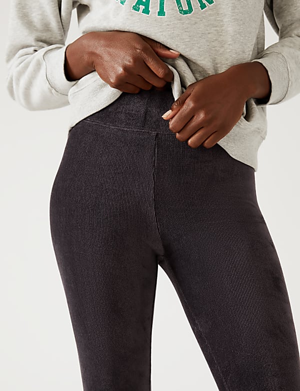 Cord High Waisted Legging
