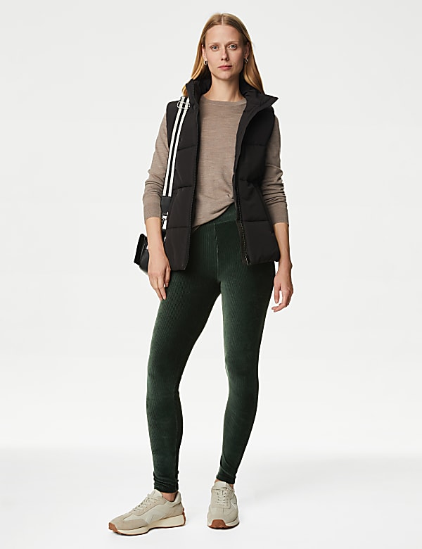 Cord High Waisted Leggings - AT