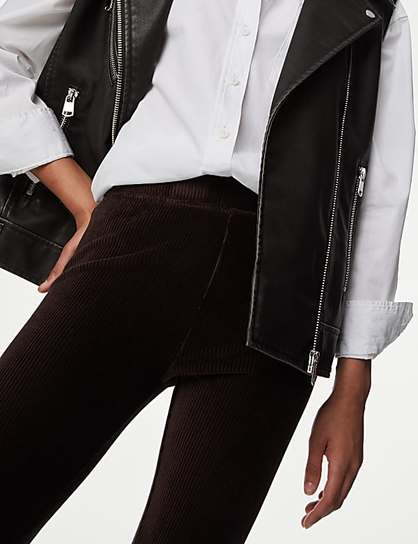 Cord High Waisted Leggings