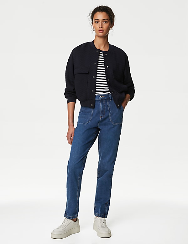 Slim fit denim joggers new arrivals