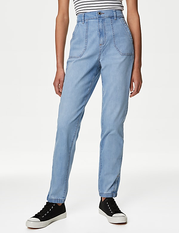 Denim Slim Fit Joggers