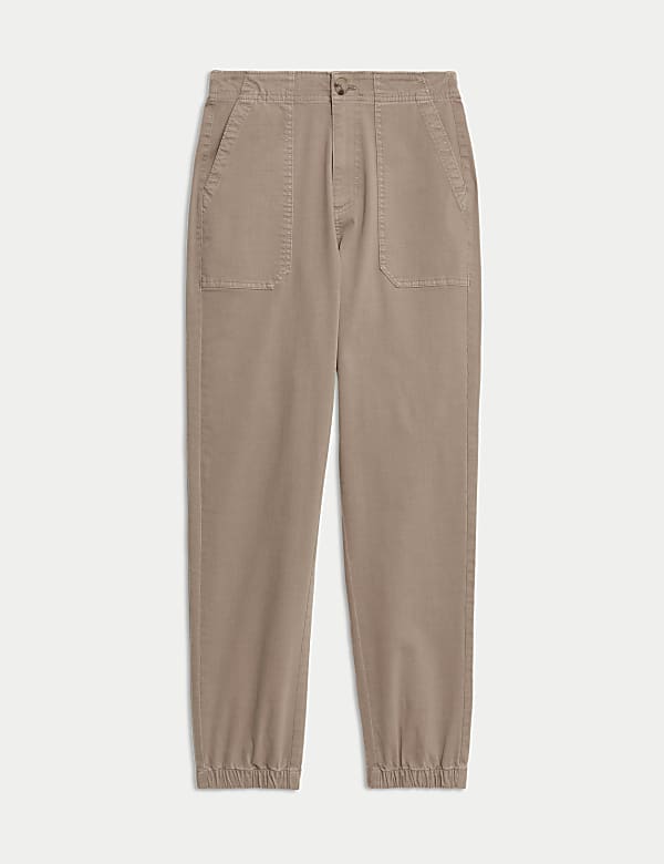 Cotton Blend Slim Fit Joggers