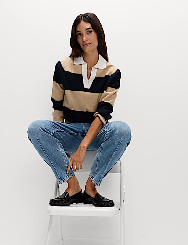 Premium Dart Detail Barrel Jeans - GR