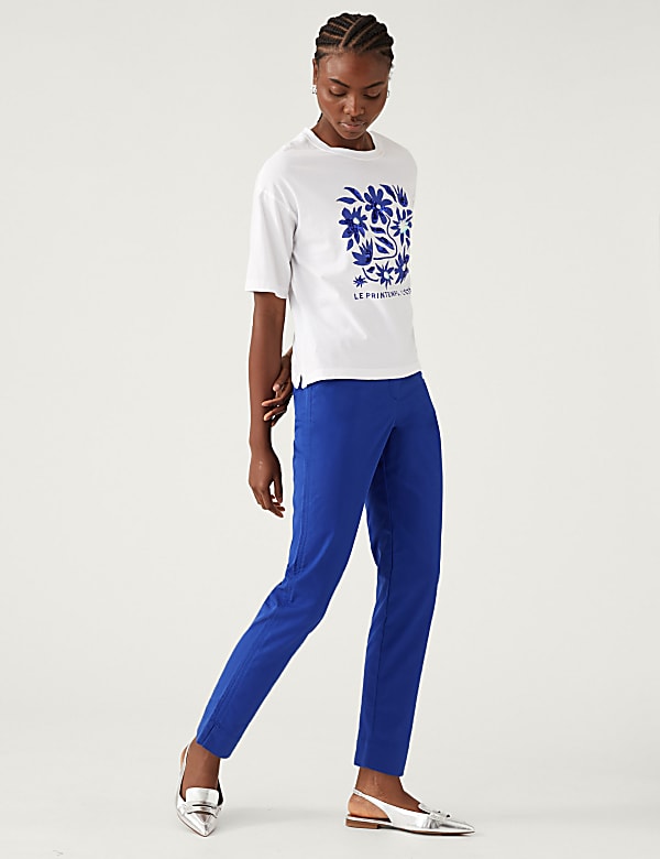 Cotton Rich Tapered Chinos