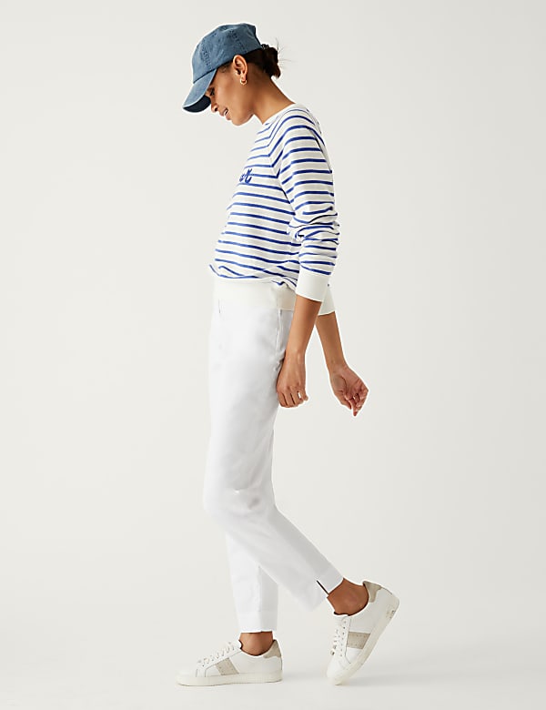 Cotton Rich Tapered Chinos