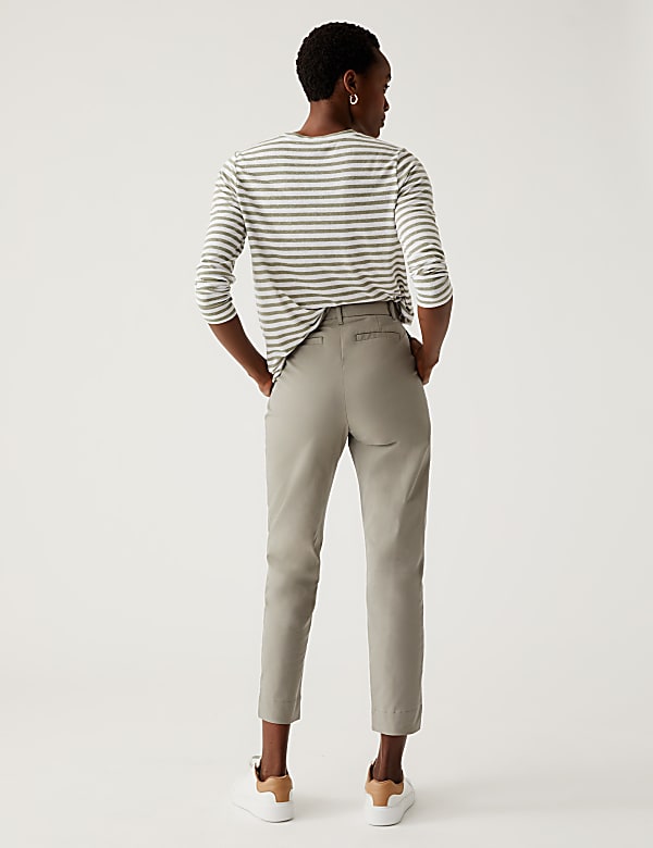 Cotton Rich Tapered Chinos