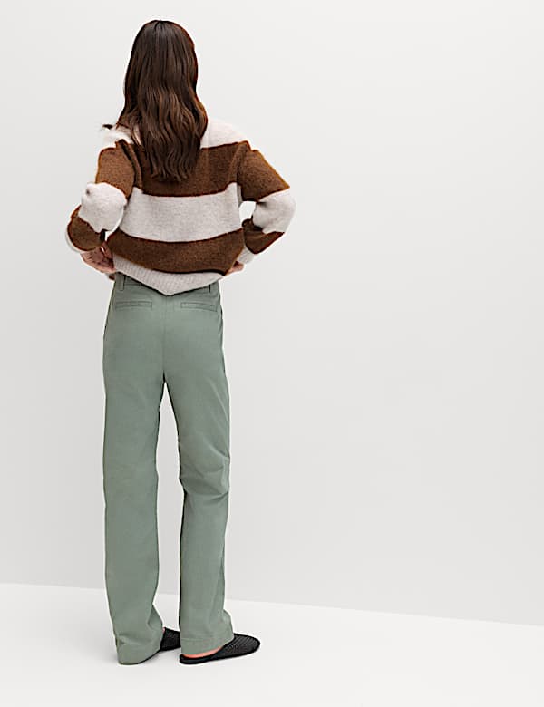 Cotton Rich Straight Leg Chinos - CA