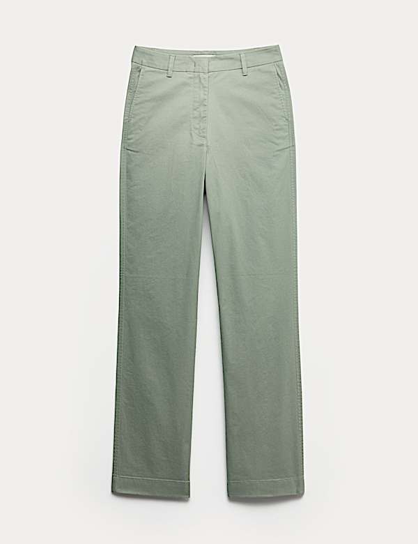 Cotton Rich Straight Leg Chinos - CA