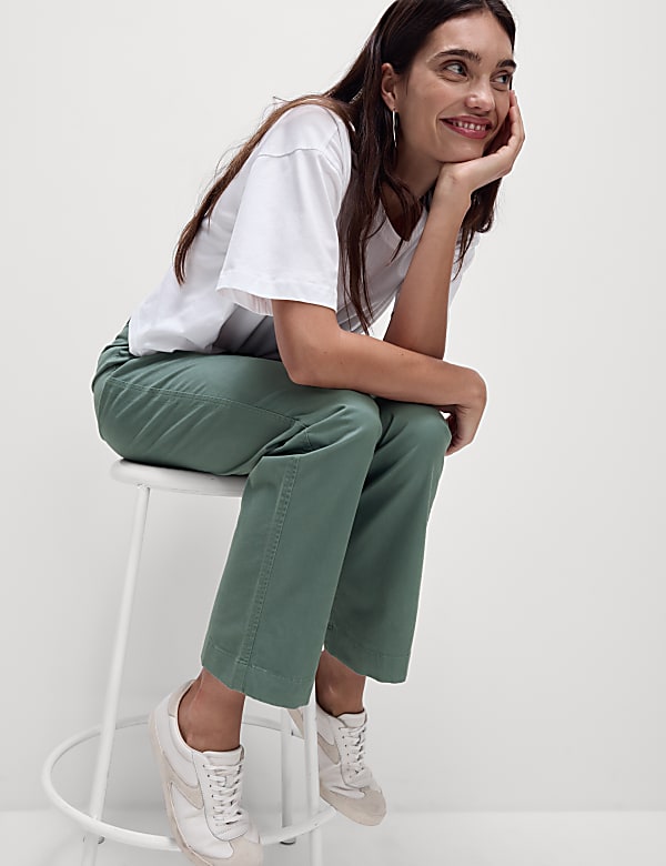 Cotton Rich Straight Leg Chinos