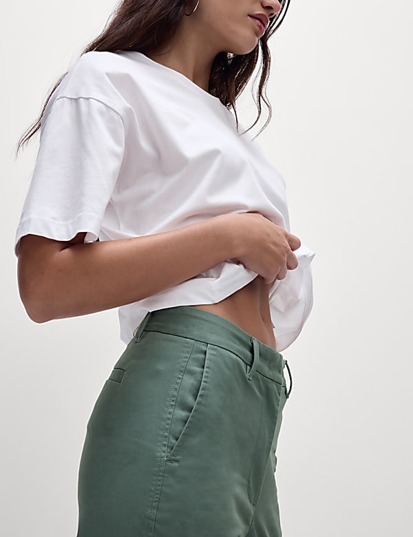 Cotton Rich Straight Leg Chinos
