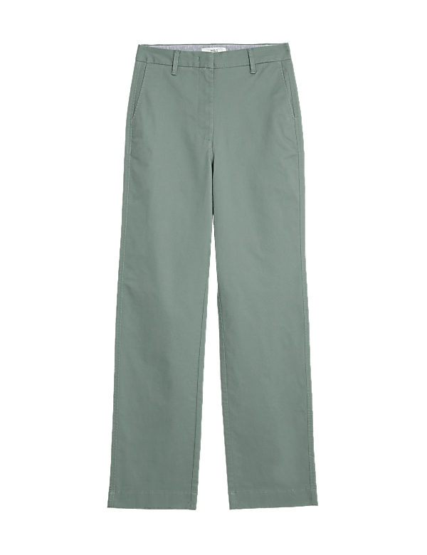 Cotton Rich Straight Leg Chinos