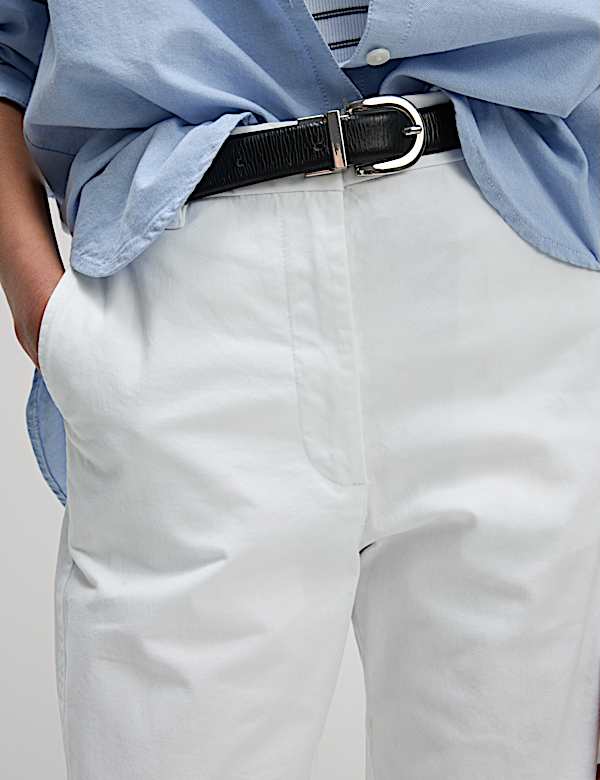 Cotton Rich Straight Leg Chinos - US