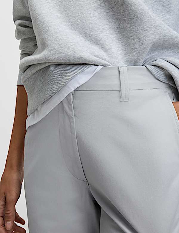 Cotton Rich Straight Leg Chinos