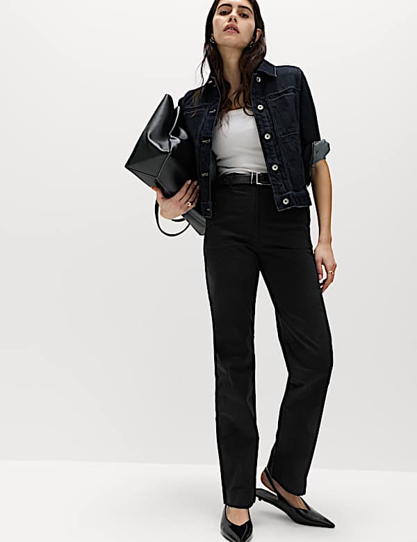 Cotton Rich Straight Leg Chinos