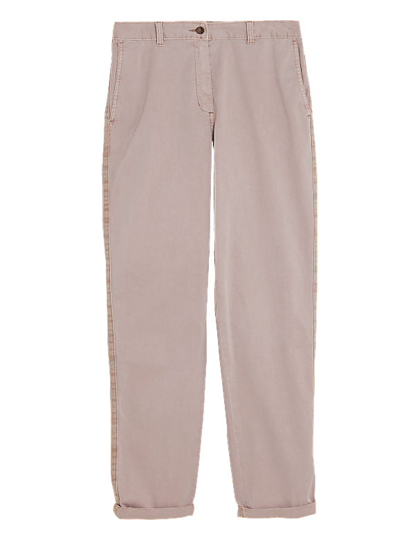 Cotton Rich Tapered Ankle Grazer Chinos