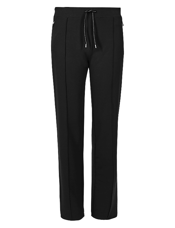 Buy Cotton Straight Leg Ankle Grazer Joggers at Marks Spencer
