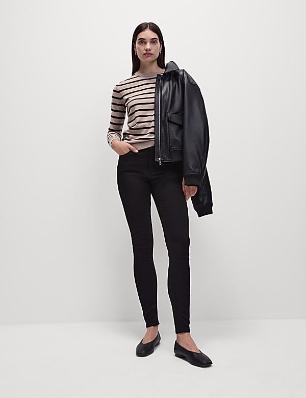 Ivy Thermal High Waisted Skinny Jeans