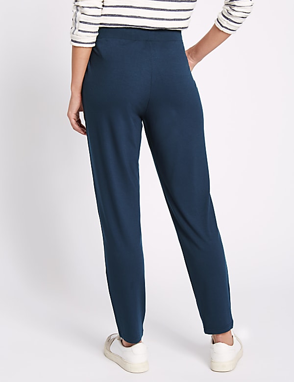 Jersey Tapered Leg Trousers