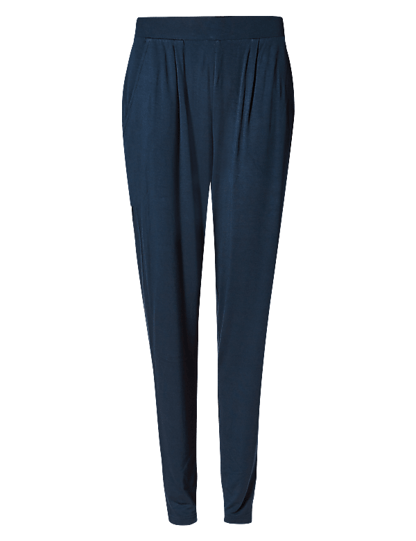 Jersey Tapered Leg Trousers