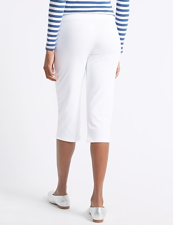 Cotton Rich Cropped Joggers