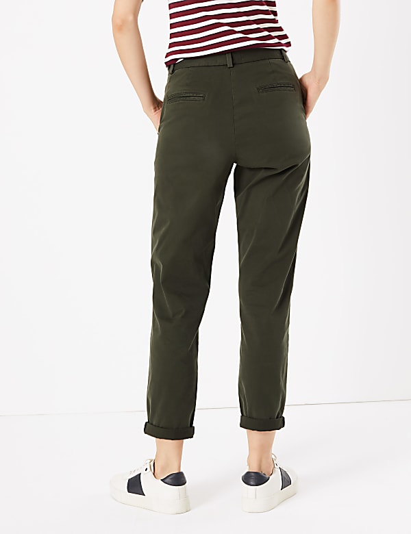 Cotton Rich Tapered Leg Chinos