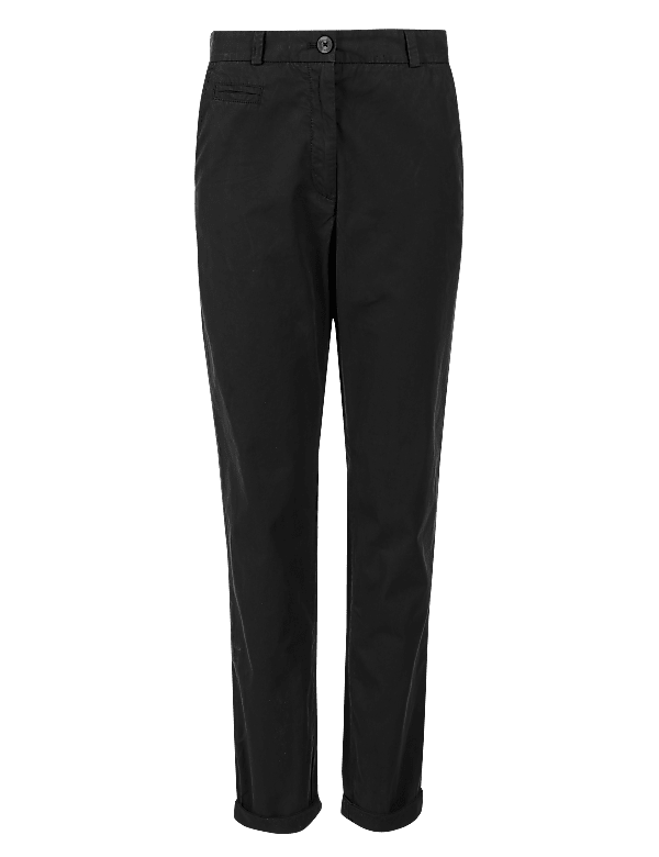 Pure Cotton Tapered Leg Chinos