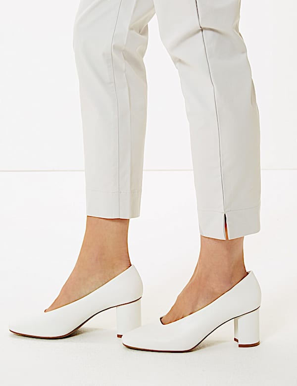 Cotton Rich Tapered Leg Ankle Grazer Chinos