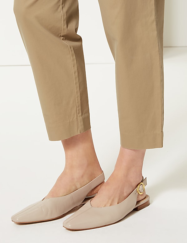 Cotton Rich Ankle Grazer Peg Trousers