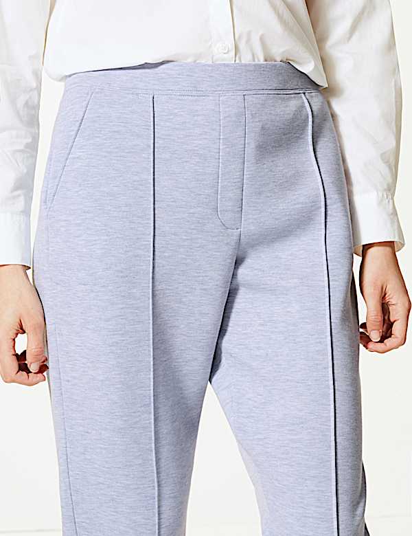 High Waist Ankle Grazer Joggers