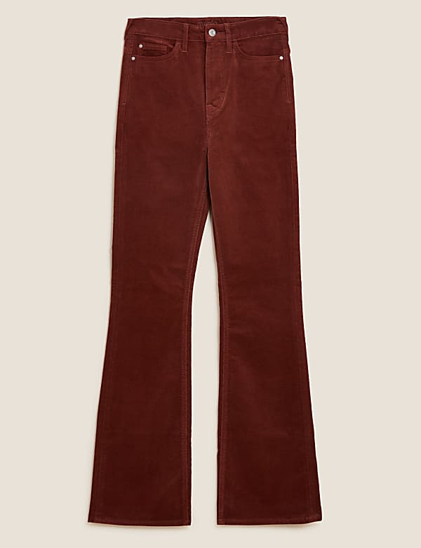 Corduroy Flared Trousers - HU