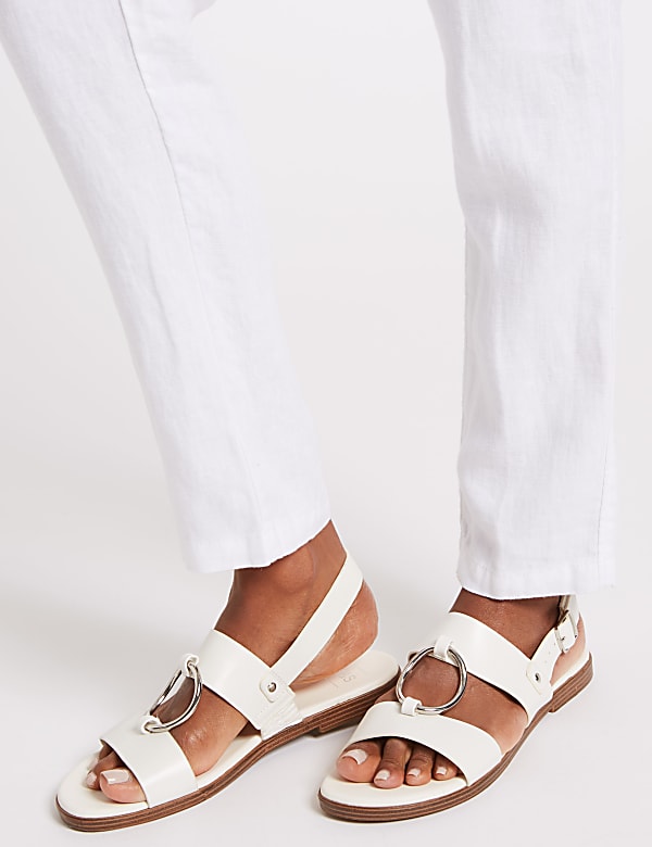 Pure Linen Peg Trousers