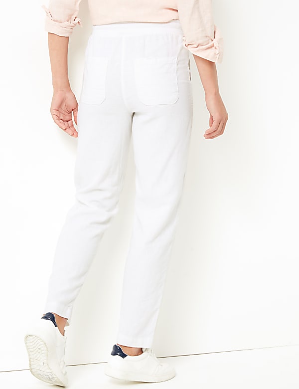 Linen Rich Peg Trousers