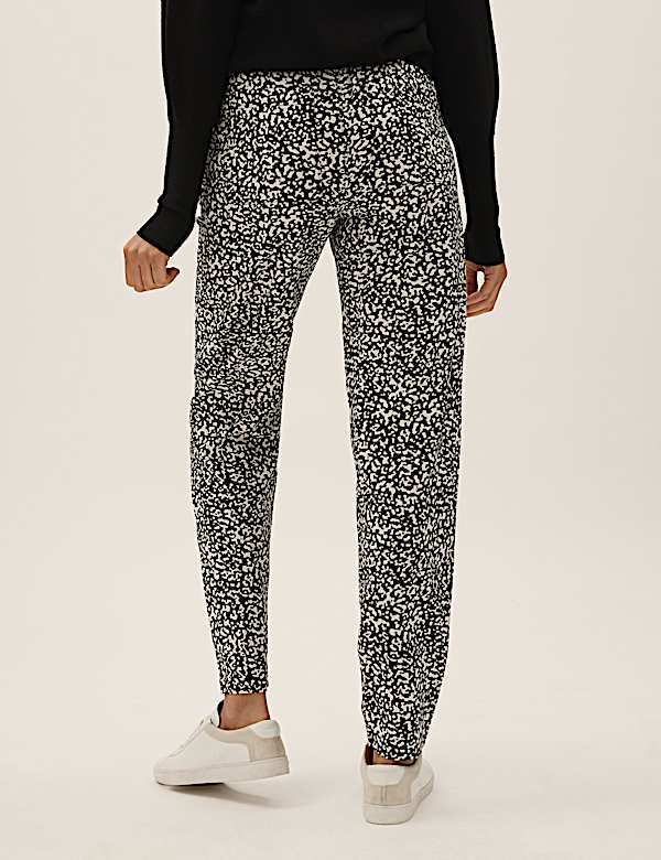 Linen Rich Tapered Ankle Grazer Trousers - IT