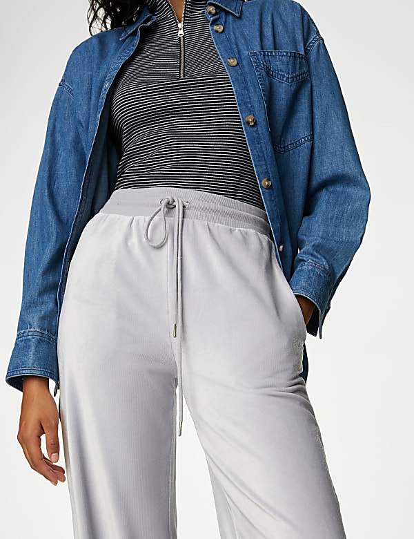 Marks and spencer velour joggers shop