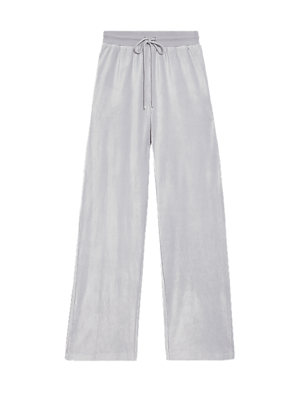 Buy Velour Wide Leg Joggers at Marks Spencer