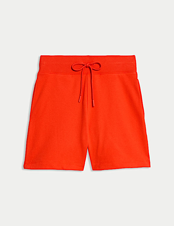 Pantal&oacute;n deportivo corto de punto de algod&oacute;n - ES