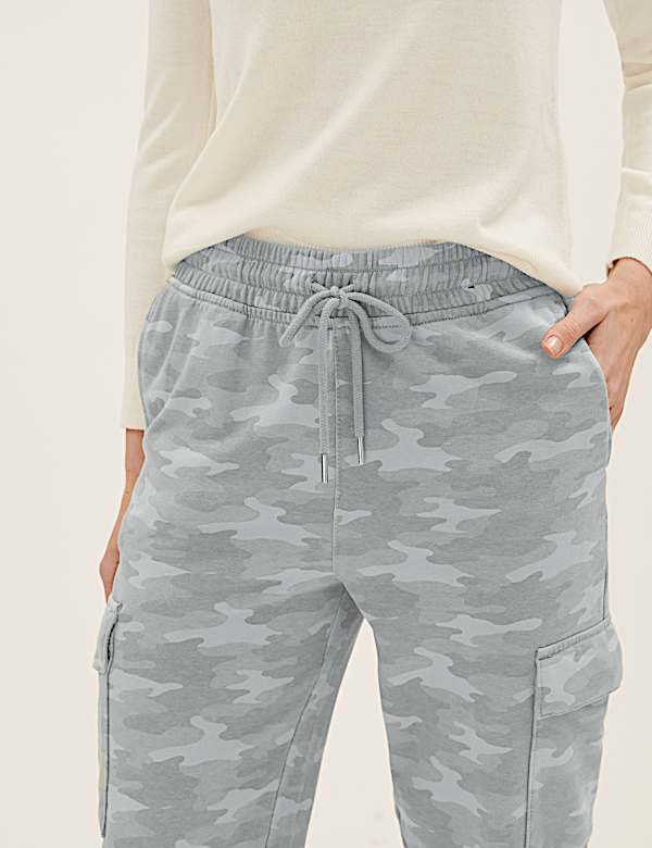 Jersey Utility Tapered Joggers