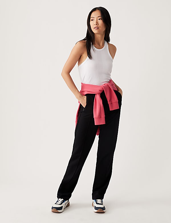 Buy Cotton Rich Straight Leg Joggers at Marks Spencer