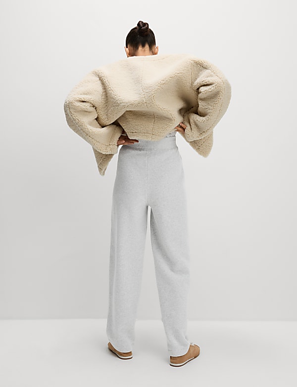 Cotton Rich Barrel Leg Ankle Grazer Joggers - CN