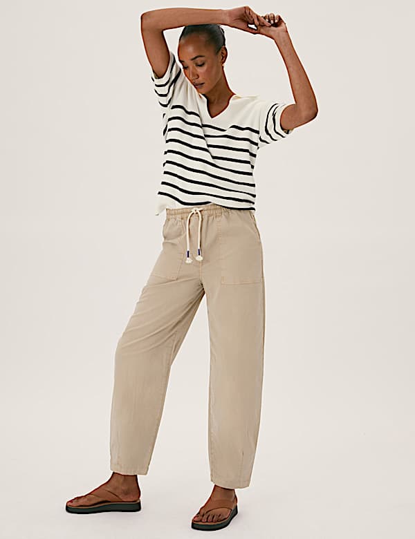 Cotton Rich Balloon Ankle Grazer Chinos