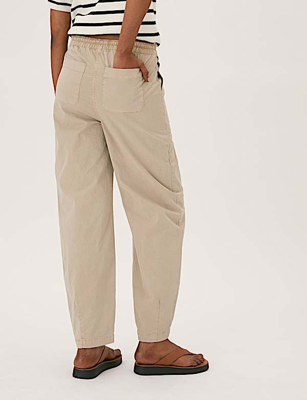 Cotton Rich Balloon Ankle Grazer Chinos