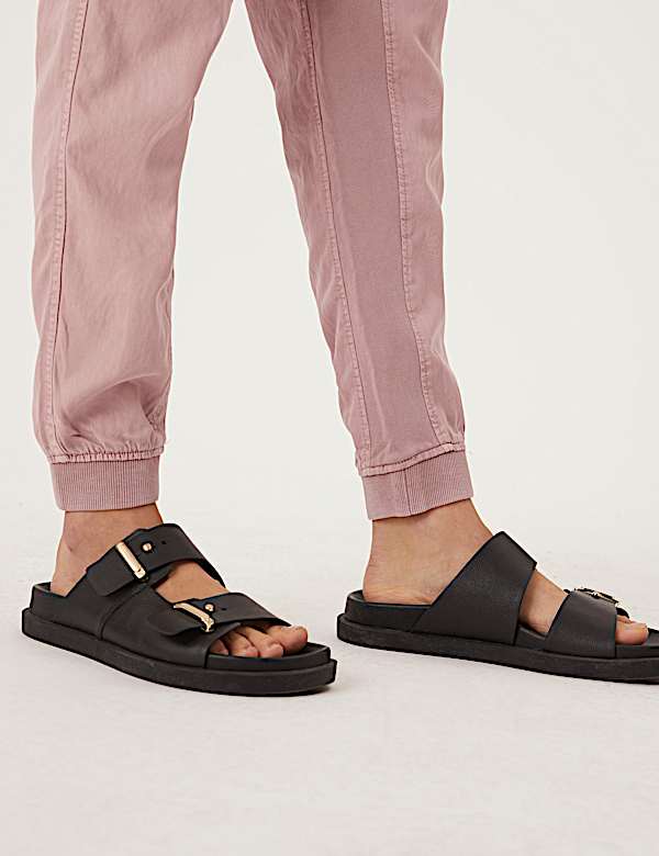 Tencel&trade; Blend Cuffed Ankle Grazer Joggers