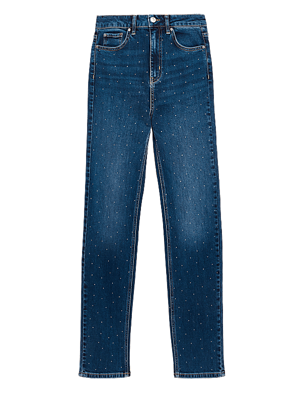 Sienna Embellished Straight Leg Jeans