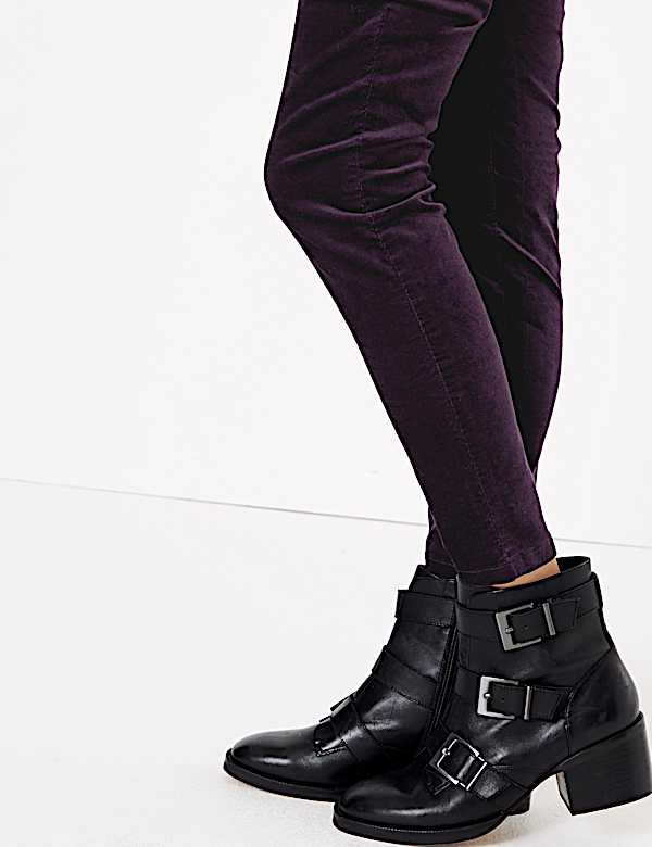 Velvet Corduroy Ankle Grazer Trousers