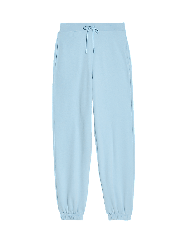 Cotton Rich Drawstring Cuffed Joggers