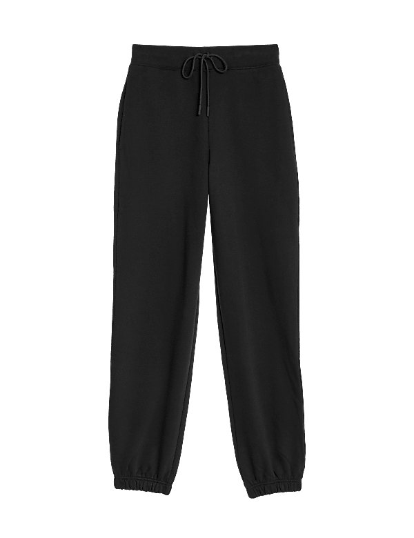 Cotton Rich Drawstring Cuffed Joggers