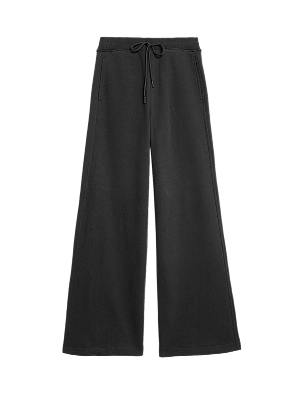 Cotton Rich Brushed Wide Leg Joggers